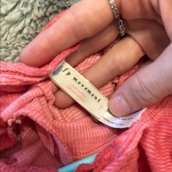 Free people Zenith Pink Long Sleeve SMALL - Picture 5 of 6